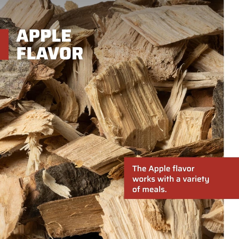 Camp Chef Premium Hardwood Chips - Wood Chips for Smoking & Outdoor Grilling - Compatible with Pellet Grills, Smokers & Barbecues - Made in The USA - Apple, 192 cu in - Image 2